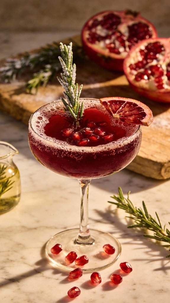winter mocktails for new year