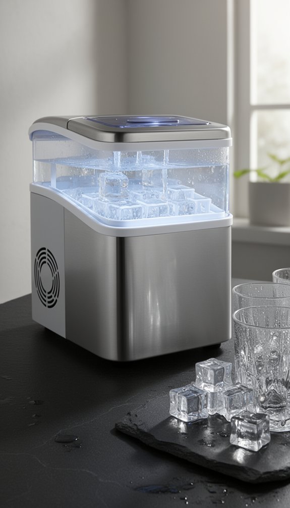 directional freezing crystal clear cubes