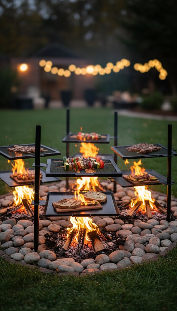 gourmet fire pit grates