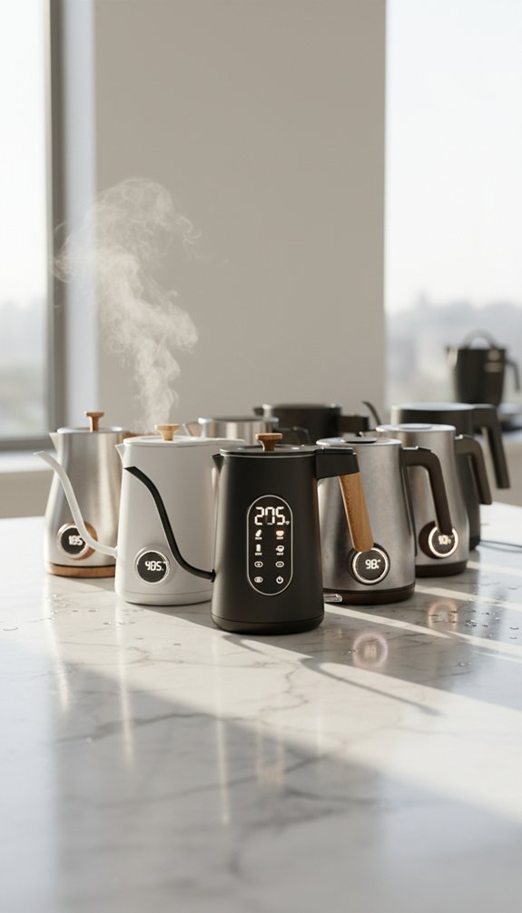temperature controlled electric kettles