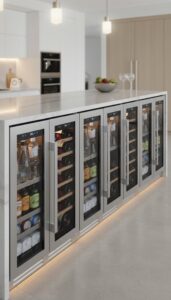 top dual zone beverage coolers